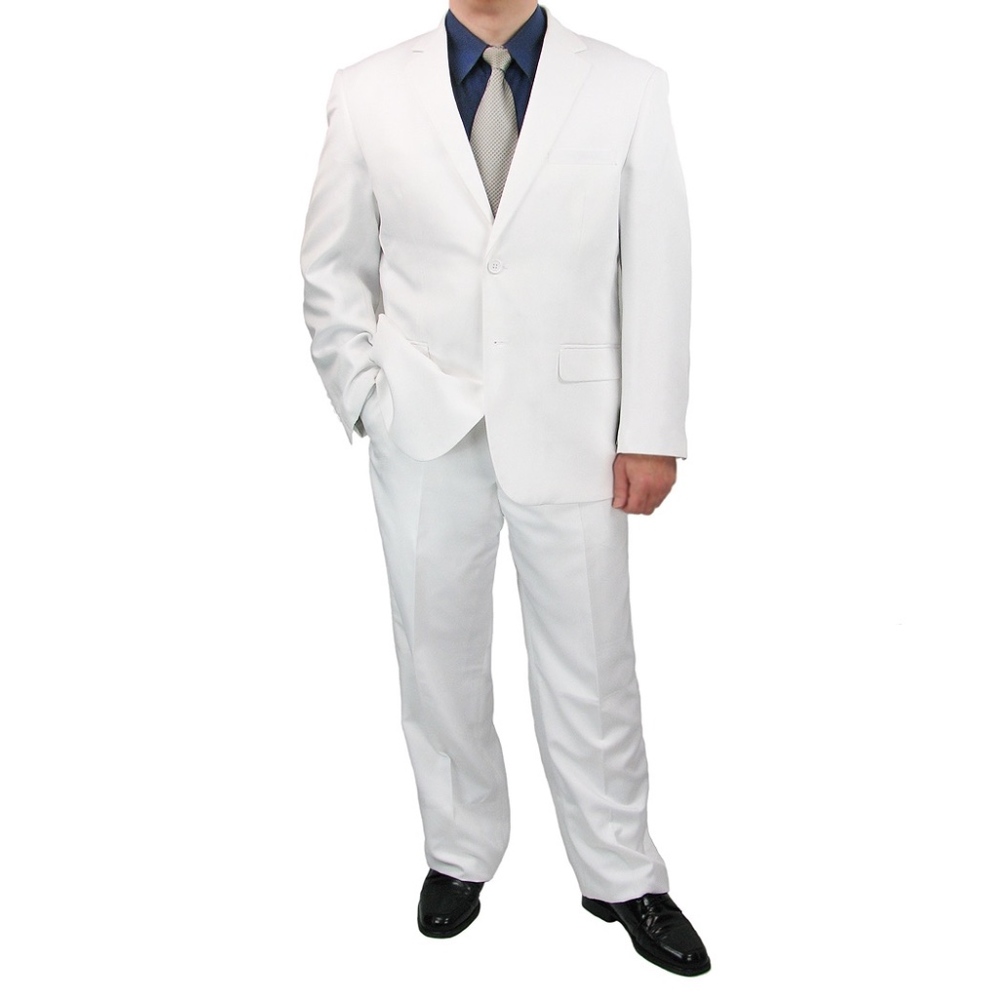 Lucci White Suit 2 Piece 40S